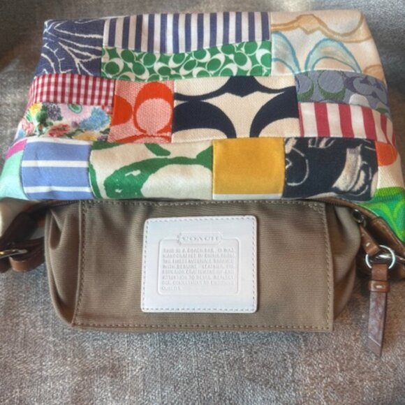 Coach 40430 Hamptons Patchwork Top Handle Bag - Picture 5 of 7